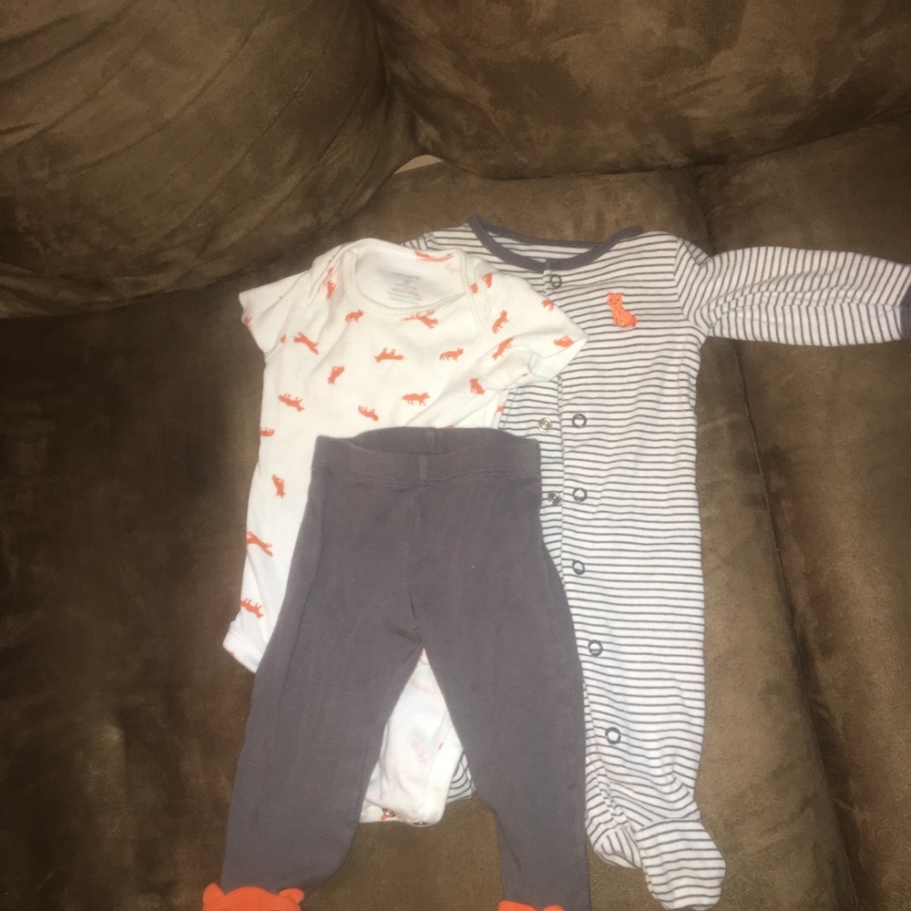Carters boy 3 month 3 piece outfit